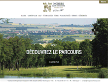 Tablet Screenshot of golf-dijon.fr